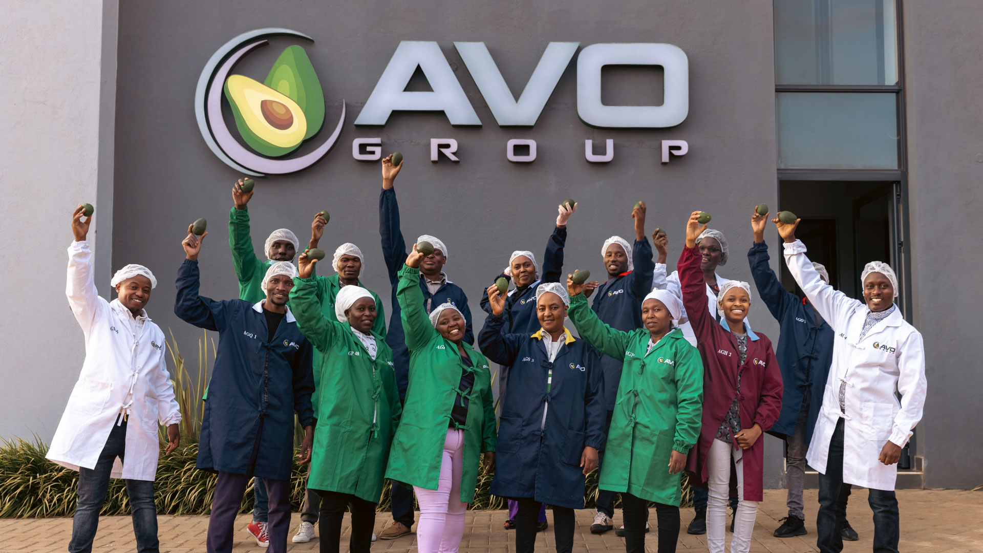 The team celebrating our progress and development of AVO GROUP.